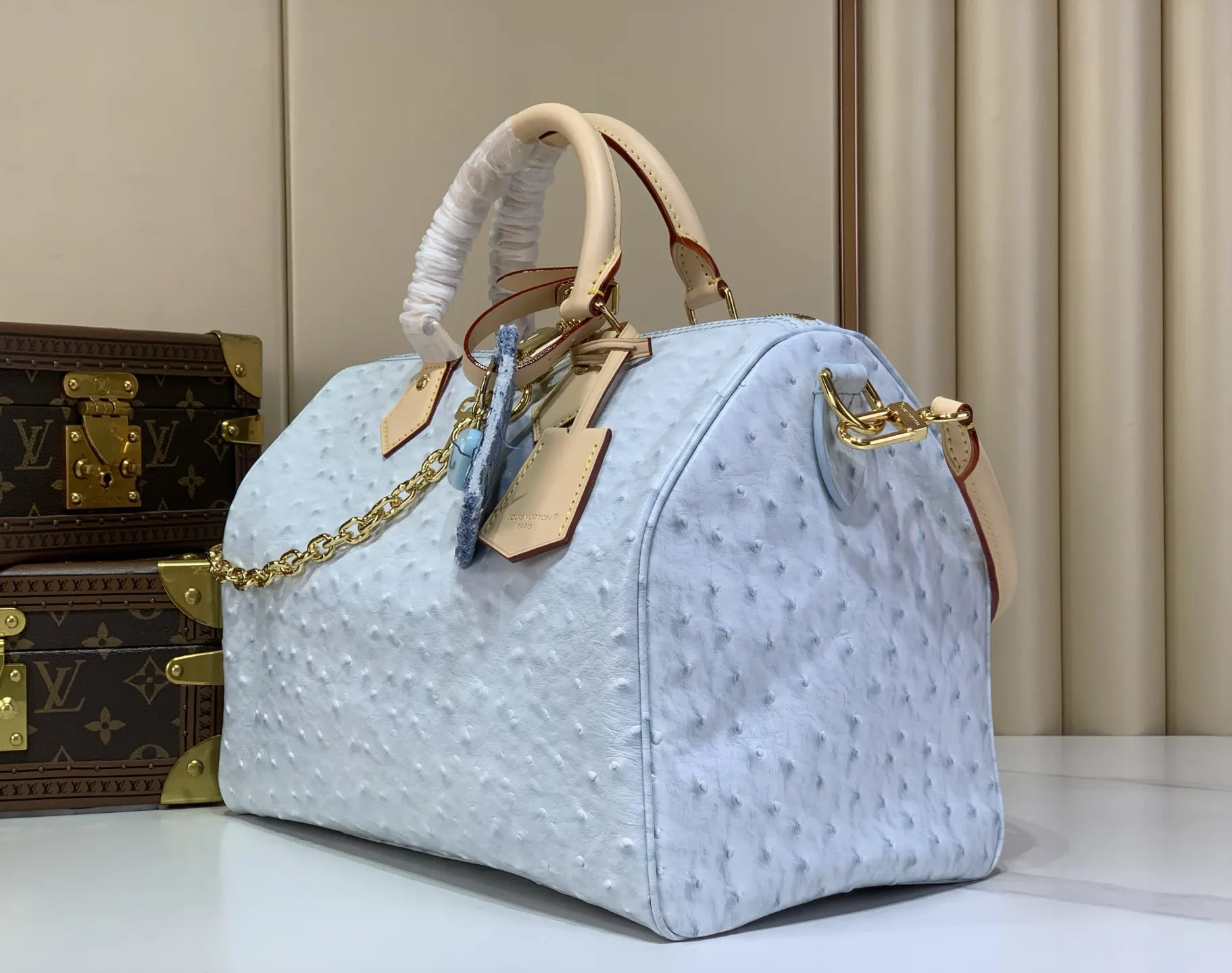 Blue Top Handle Bag Commuter Canvas