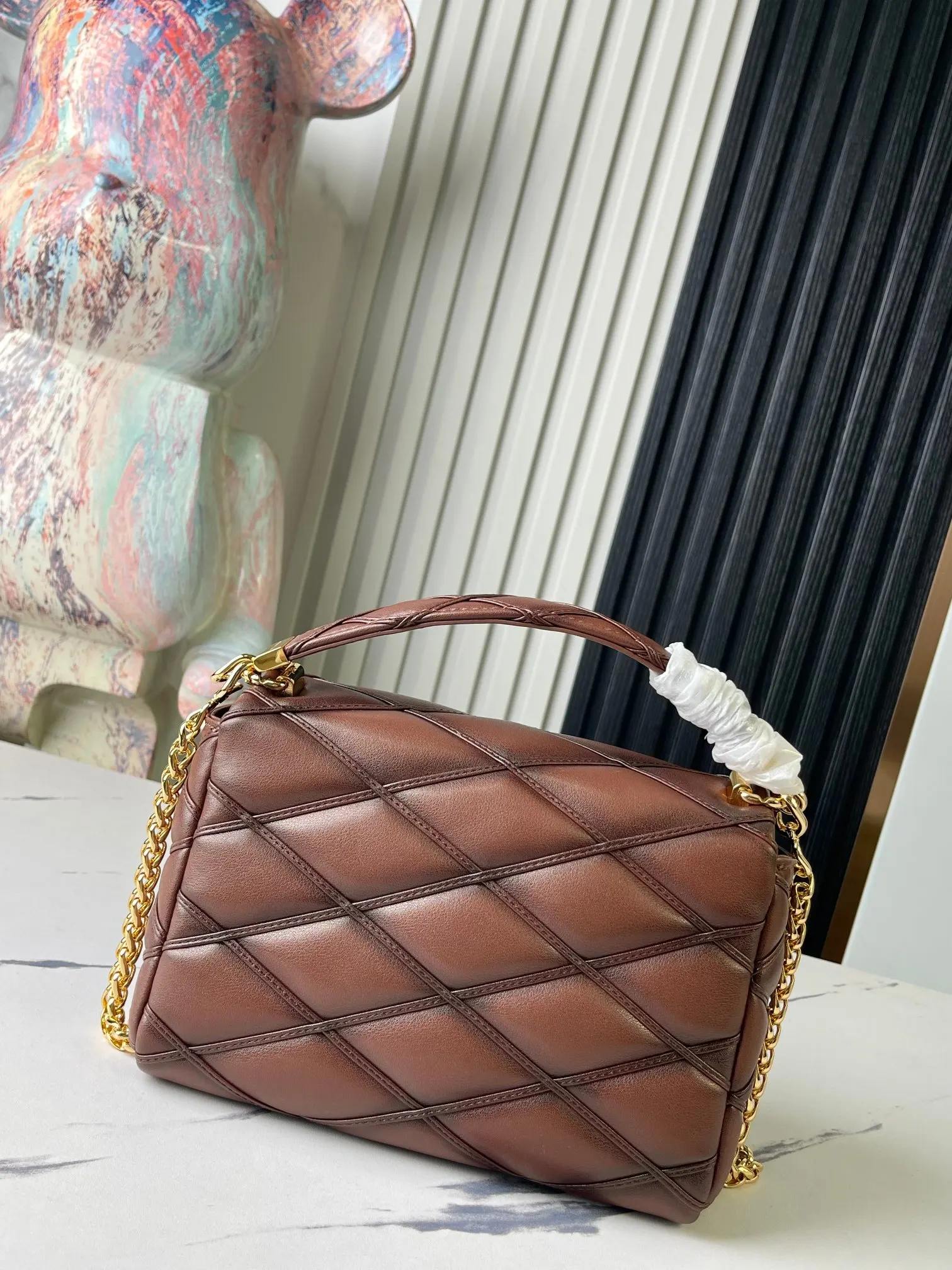 LV 焦糖色 羊皮 行李箱 旅行拉杆款 轻便出行款
