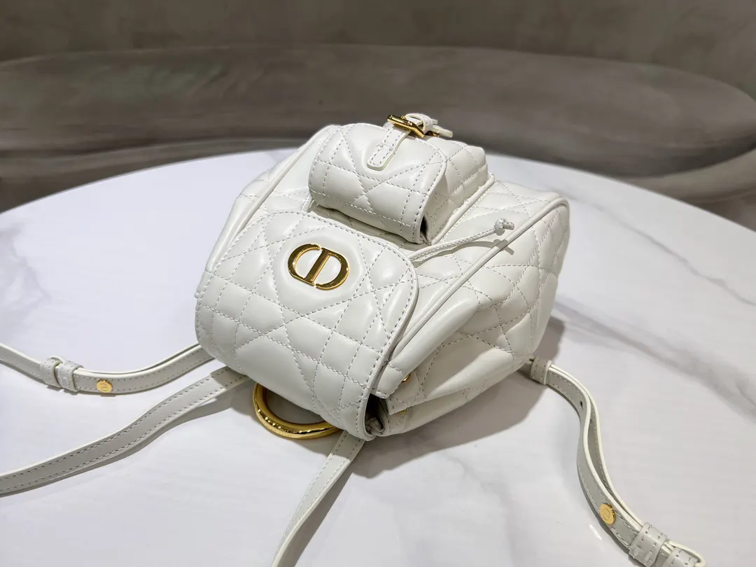 Dior Caro 白色 双肩包