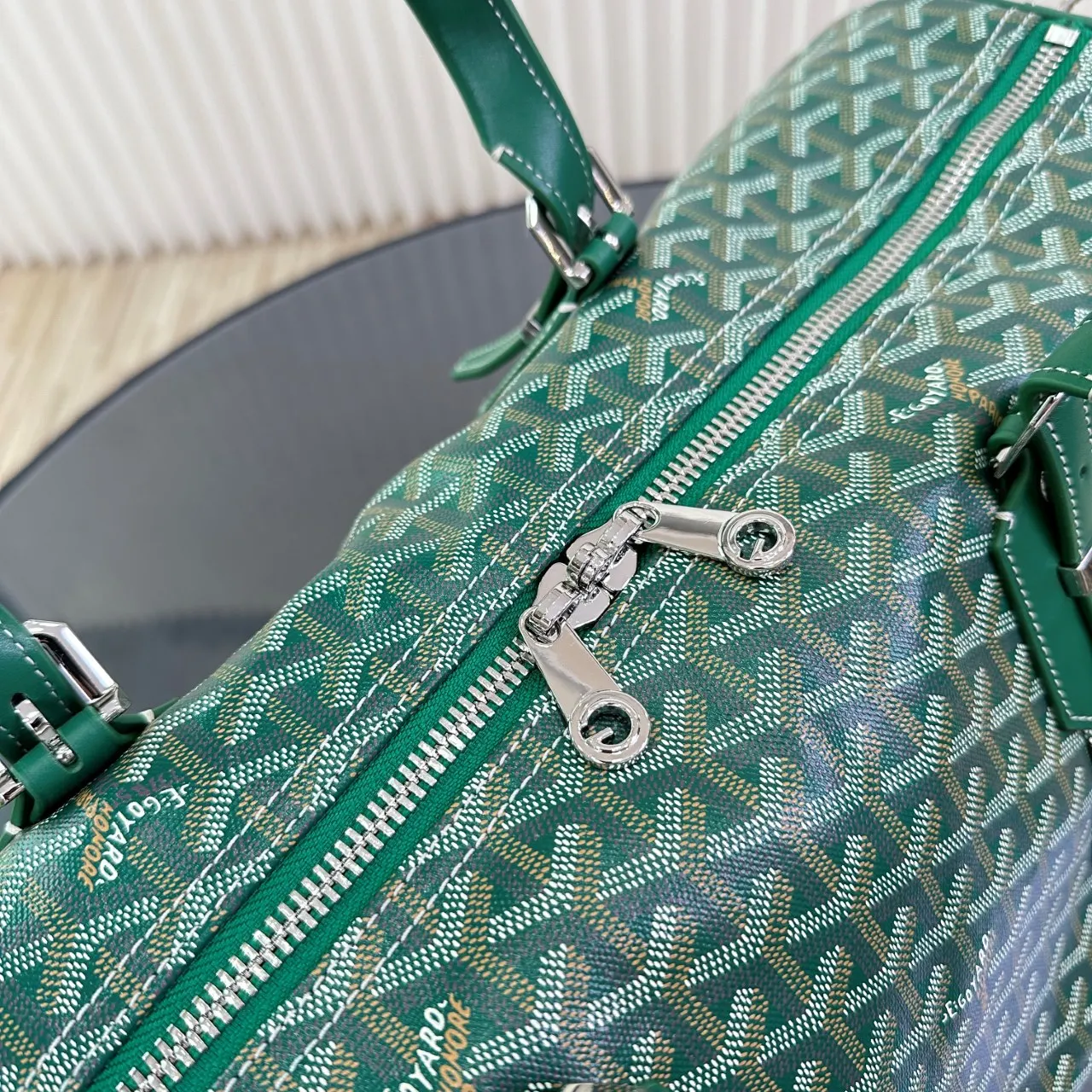 Goyard 黃色 BOSTON 旅行袋適合在机舱内使用 通过搭 一 大容量旅行款