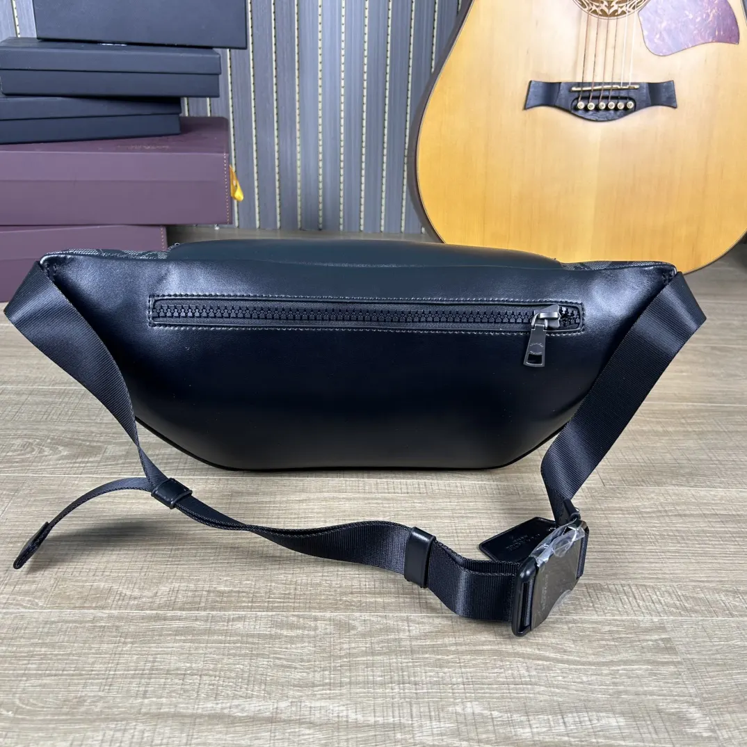 Monogram Belt Bag Classic Casual Leather