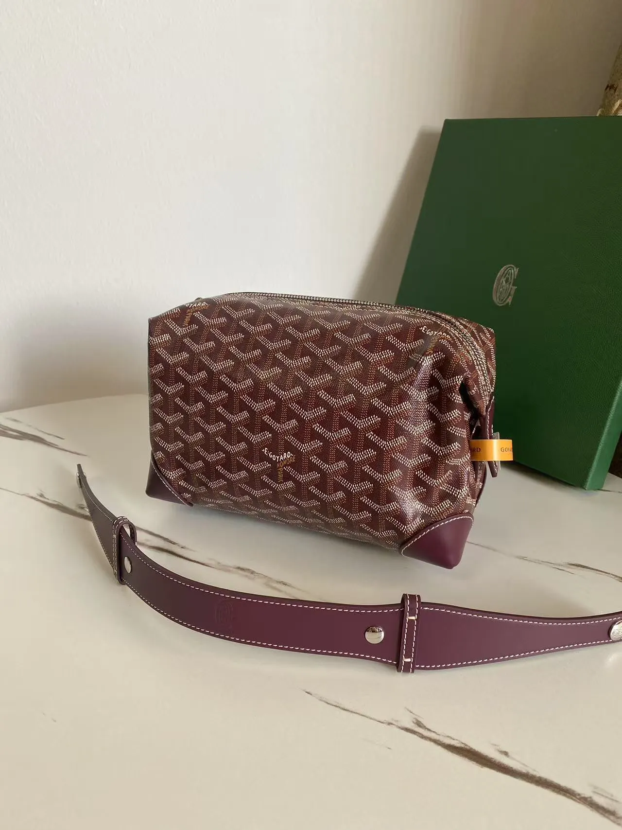 Cosmetic Pouch Leather