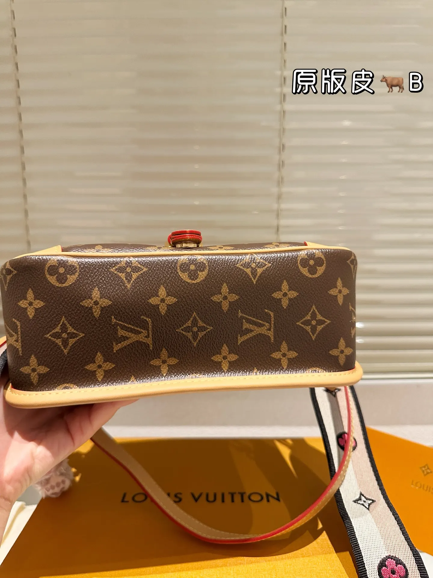 LV Diane 牛皮 版 牛皮 掛件 ｜Diane法棍包 法棍D 腋下包 復古腋下背款