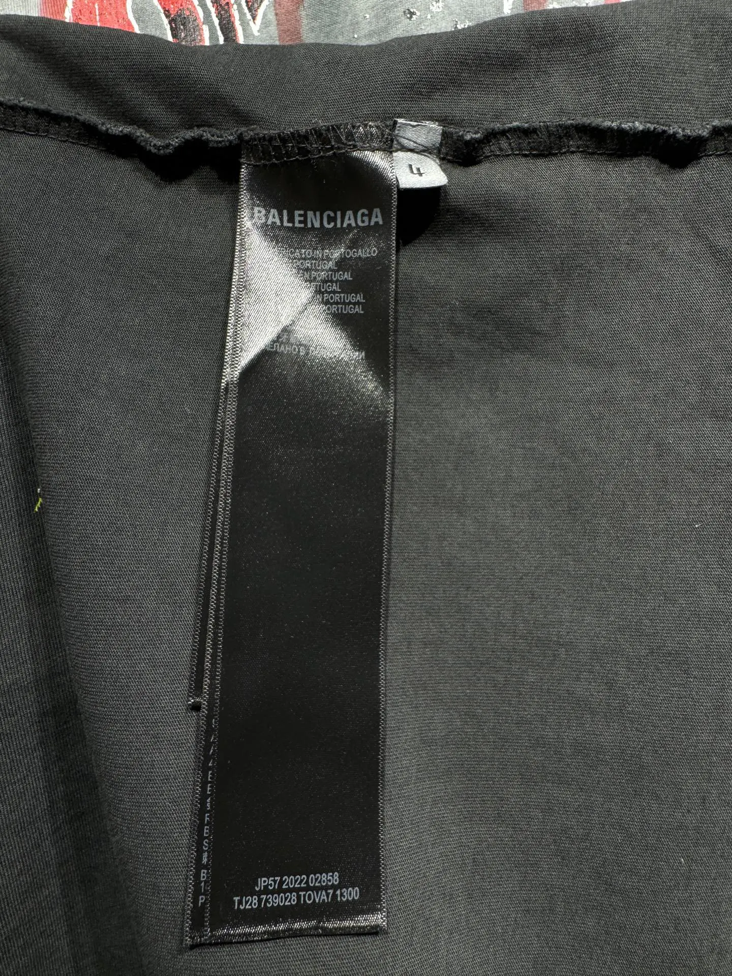 Balenciaga 印花 短袖T恤 街头休闲款