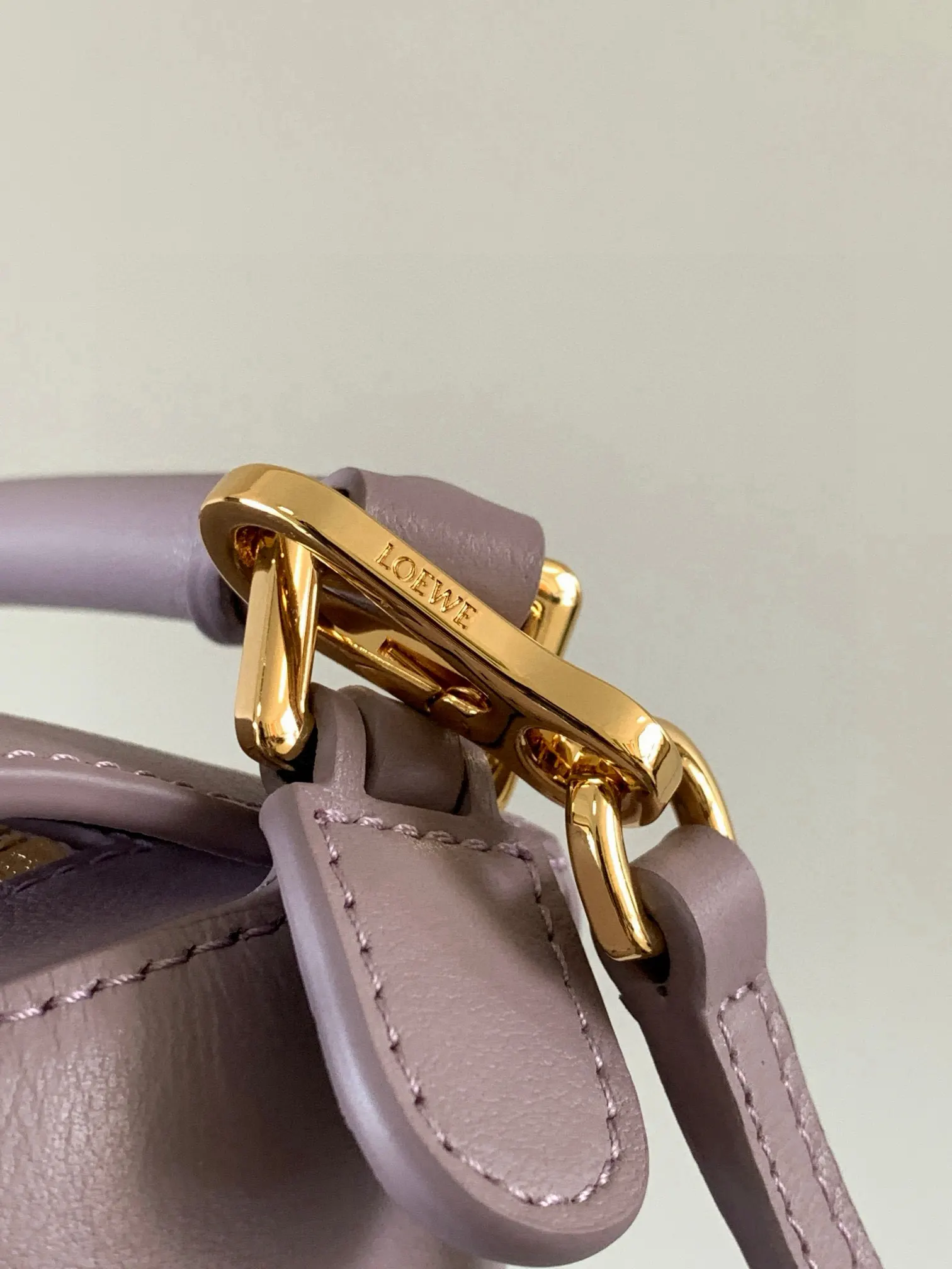 Purple Clutch Bag Leather