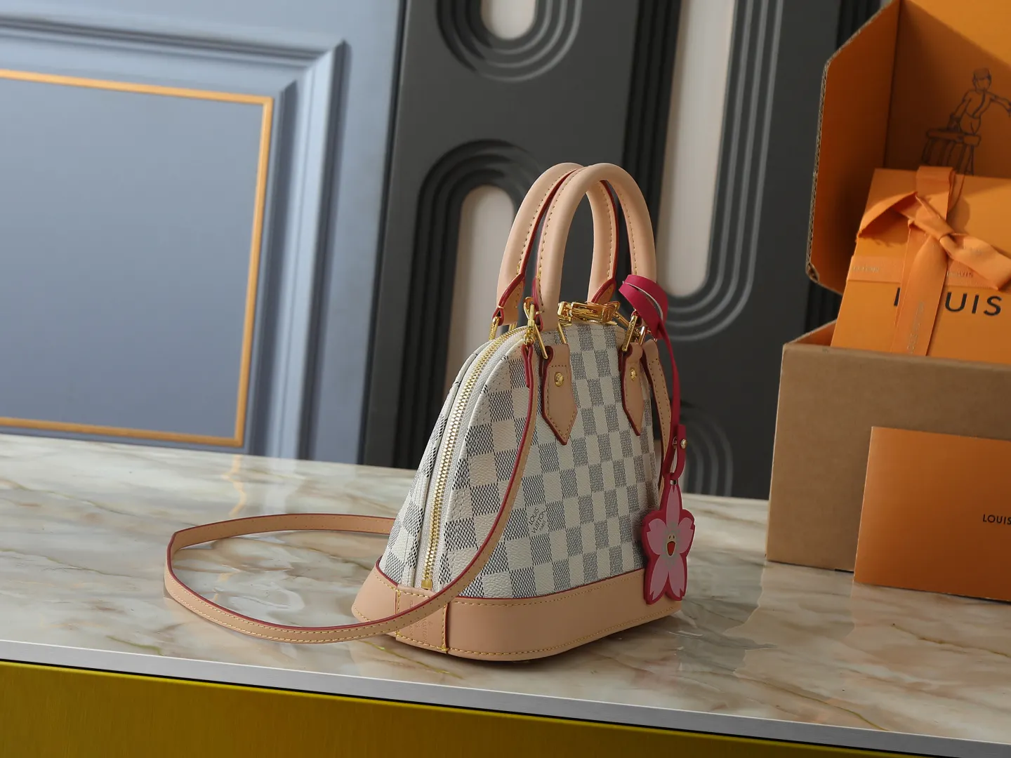 Louis Vuitton Pink Gold Organizer Pouch Travel