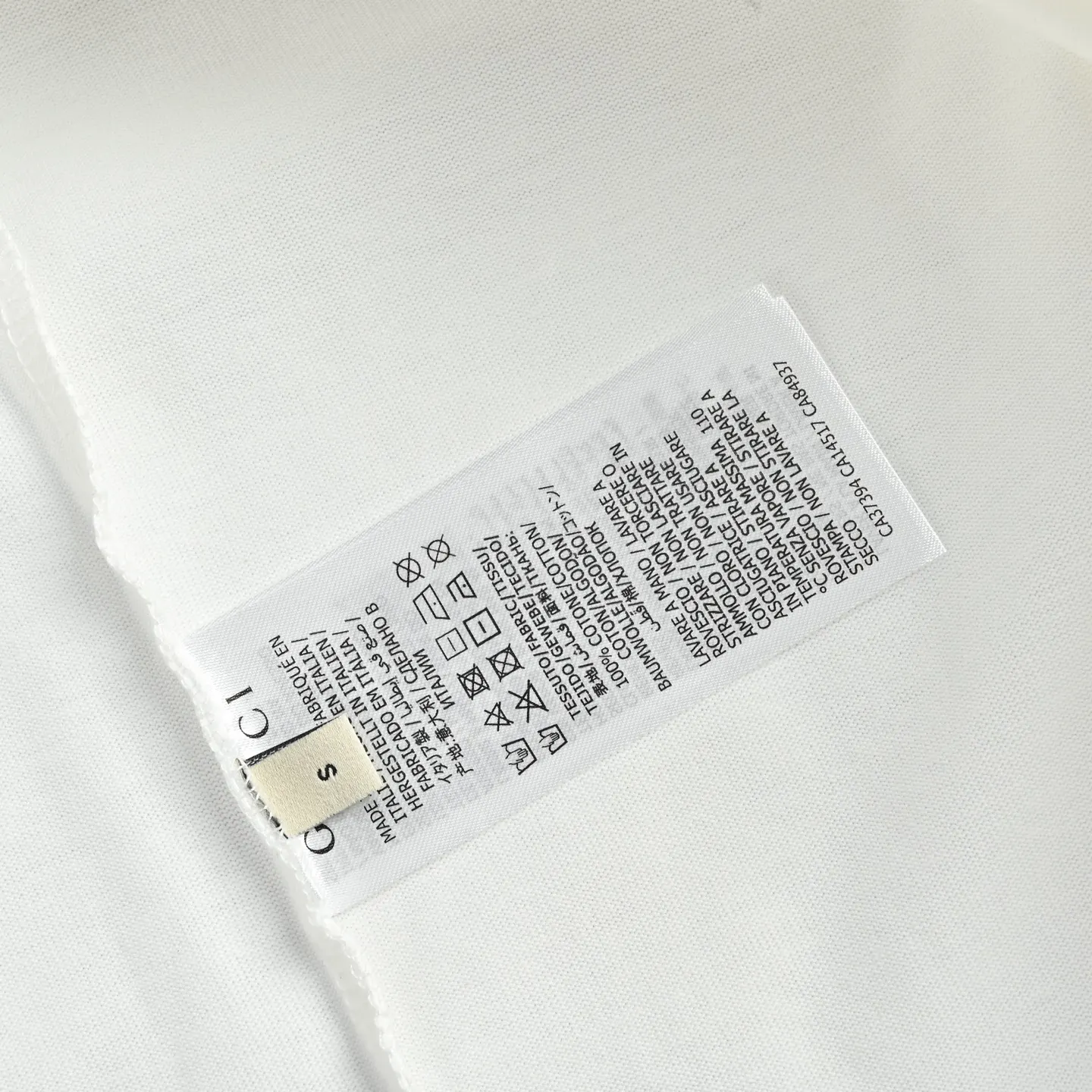 Gucci Pink Logo Letter Short Sleeve T-Shirt