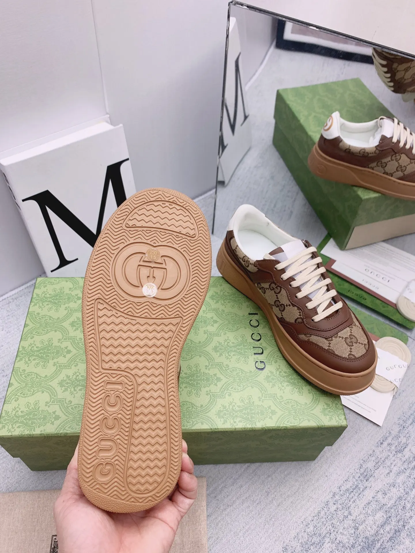 Gucci Logo休閒運動鞋 百搭款