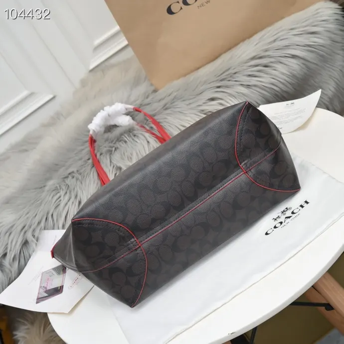 Coach 厂价 双面子母双用购物袋购物包 托特包 大容量托特款