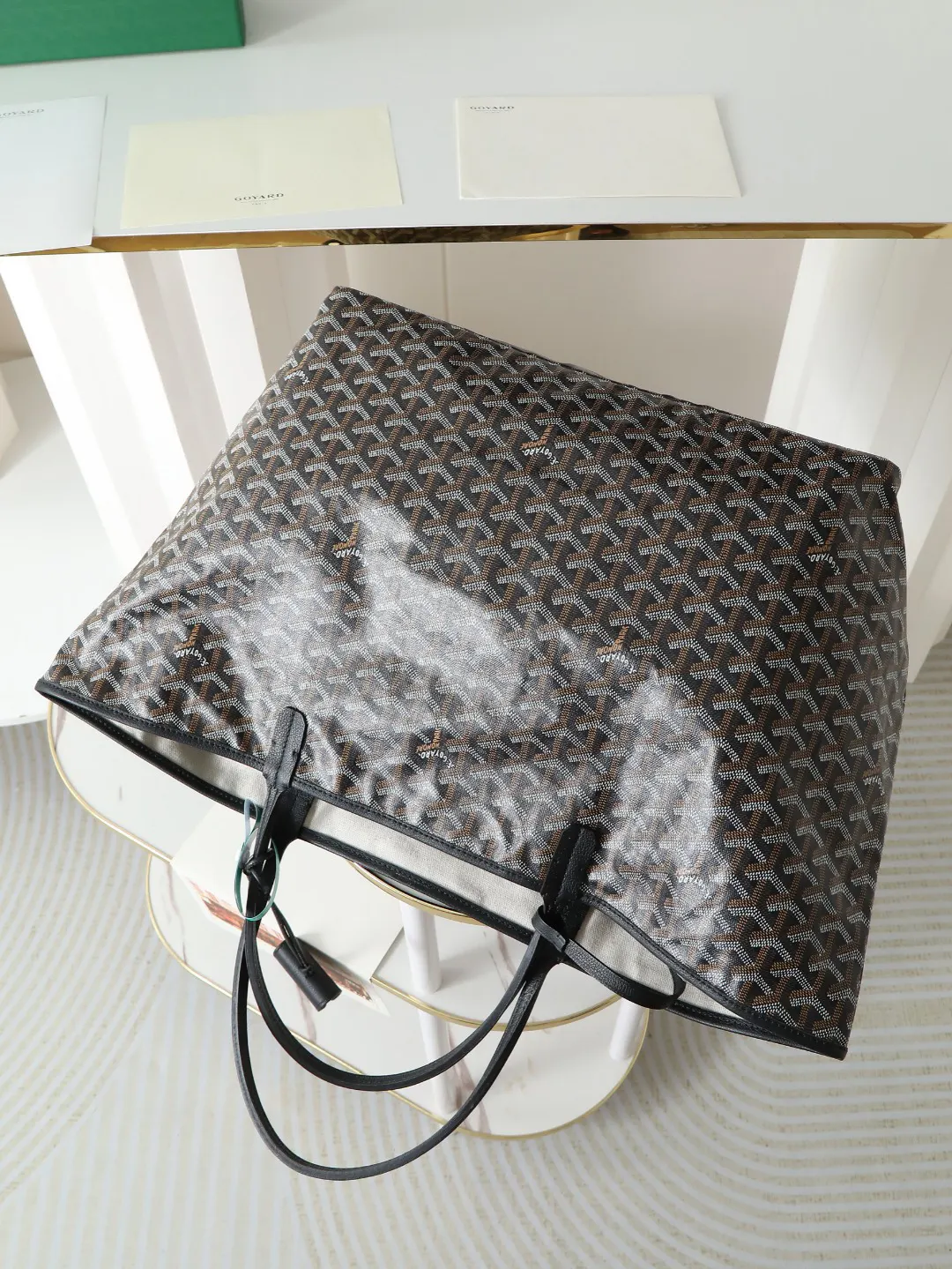 Goyard 帆布 腋下包 复古腋下背款