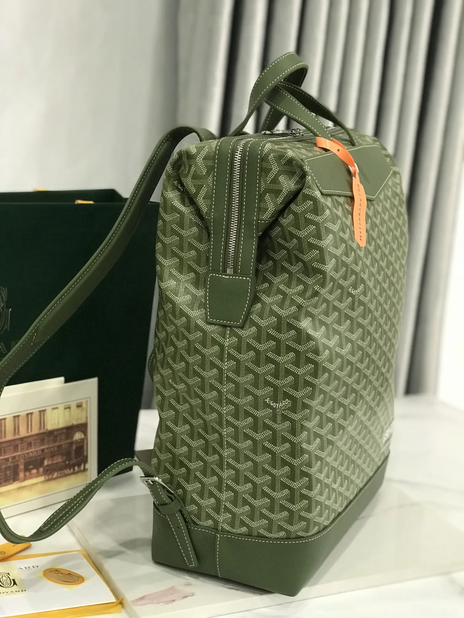Goyard 黑色 棕色 小牛皮 雙肩包 实用雙肩款