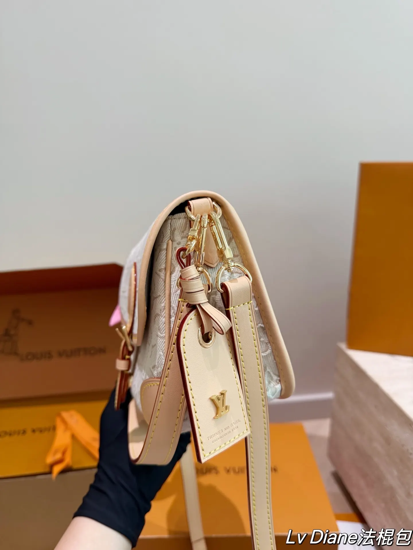 Louis Vuitton 牛仔 單肩包