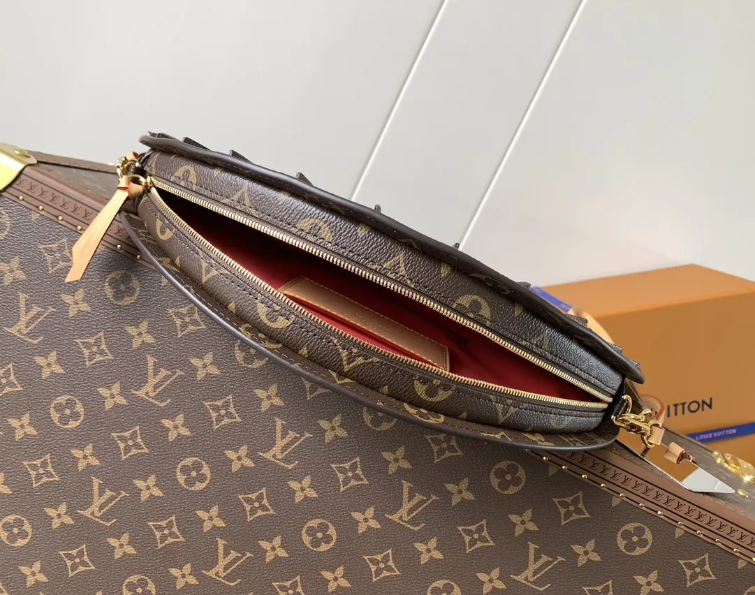 LV 牛皮 Fan 手袋取材 Mo收纳包 旅行收纳款