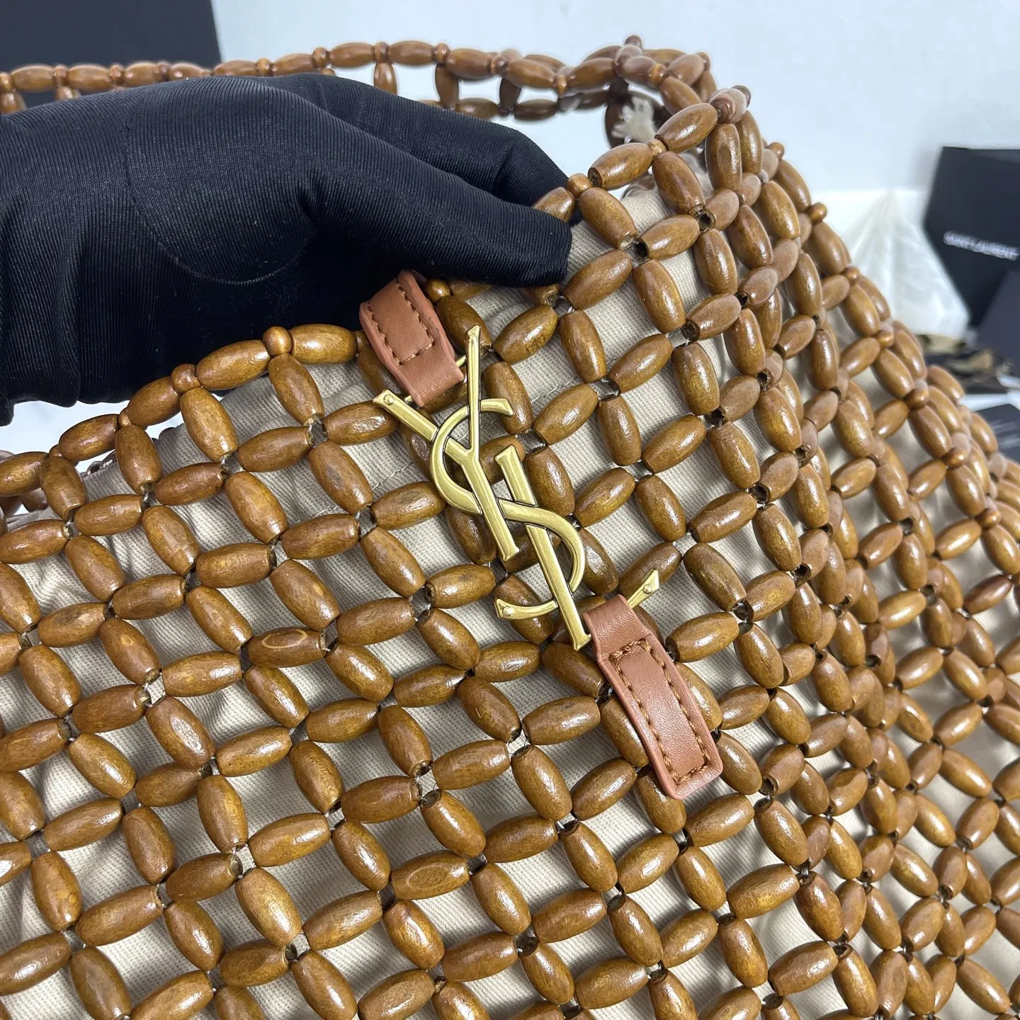 YSL Hobo 皮革 镂空感夏天背自带清凉 编号 腋下包 復古腋下背款