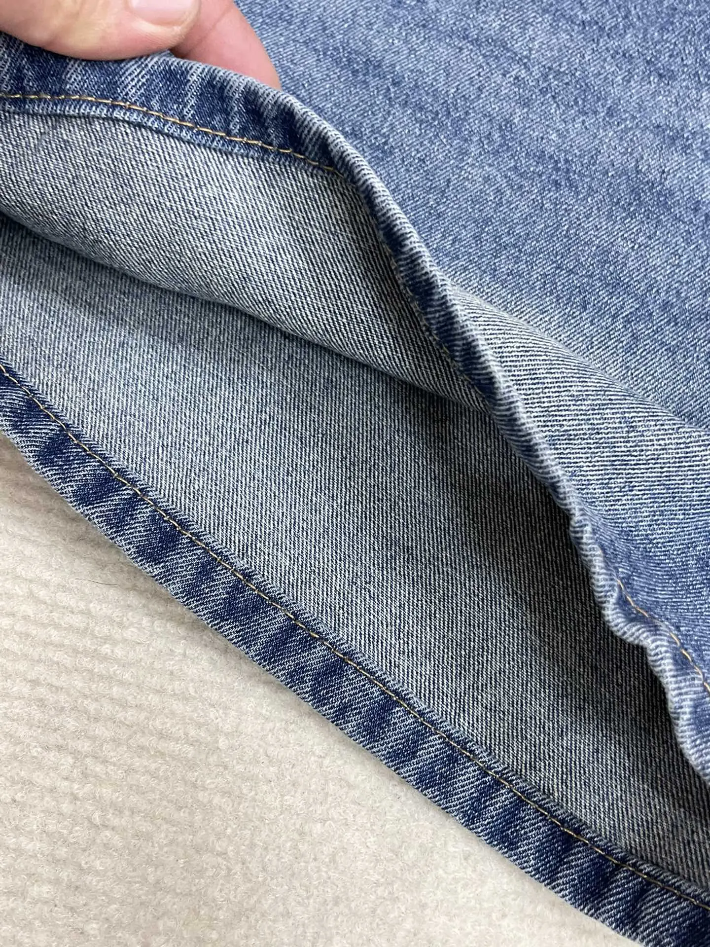 Prada Denim Shorts Logo Relaxed Fit