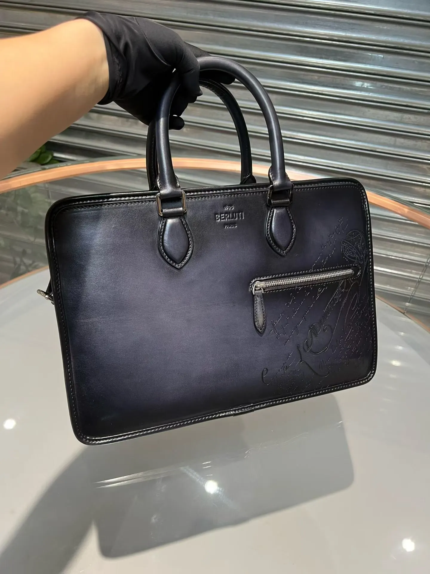 Briefcase Business Commuter Leather