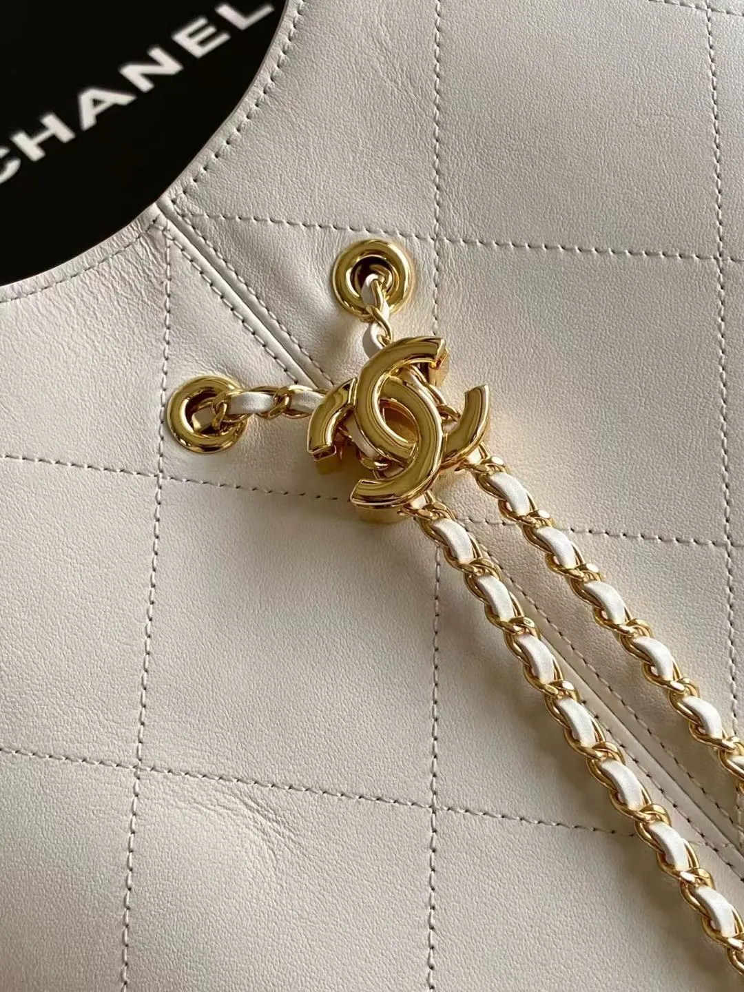黑色 金色 皮革 鏈條包 精致鏈條款