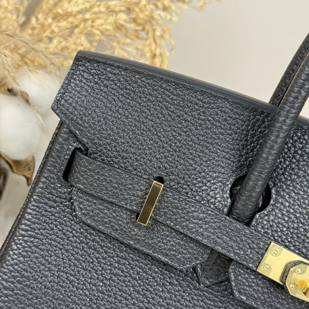 Hermès Birkin 黑色 Togo牛皮 手提包 13cm