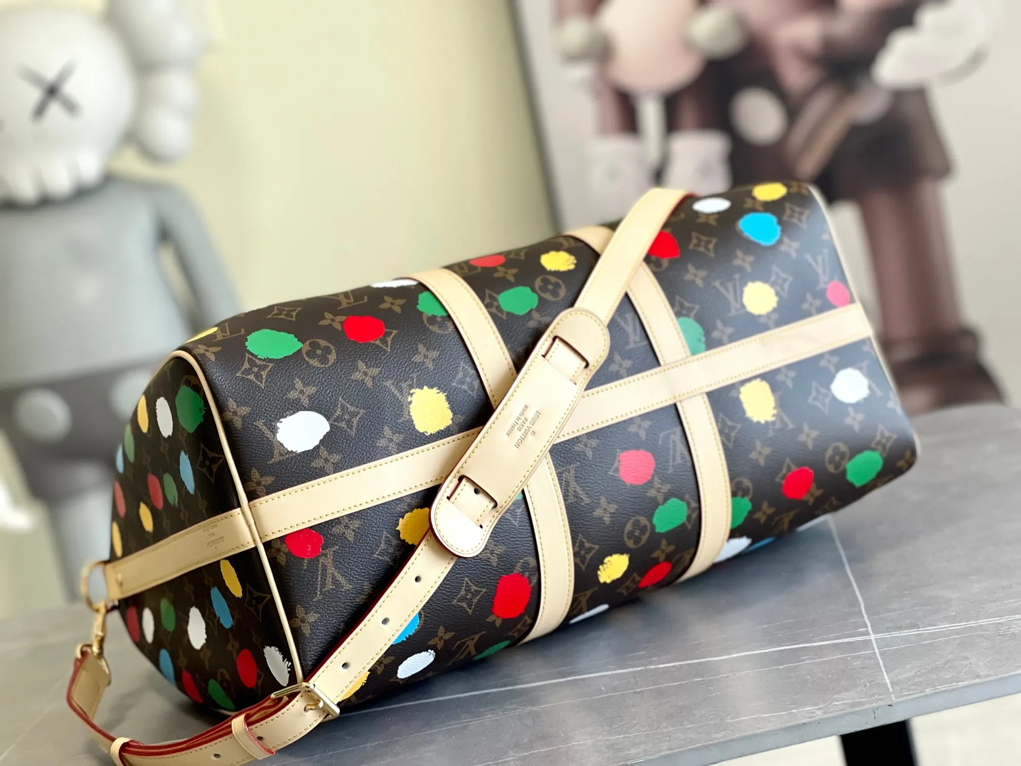 LV Keepall 牛皮 旅行袋 大容量旅行款