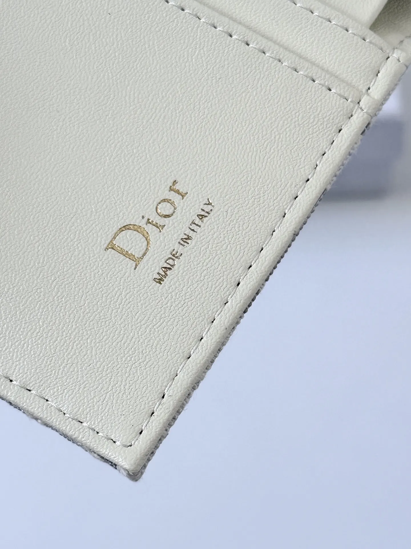 Dior 白色 皮革 钱包