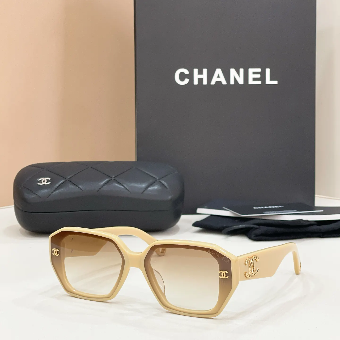 Chanel 黑色 光学眼镜