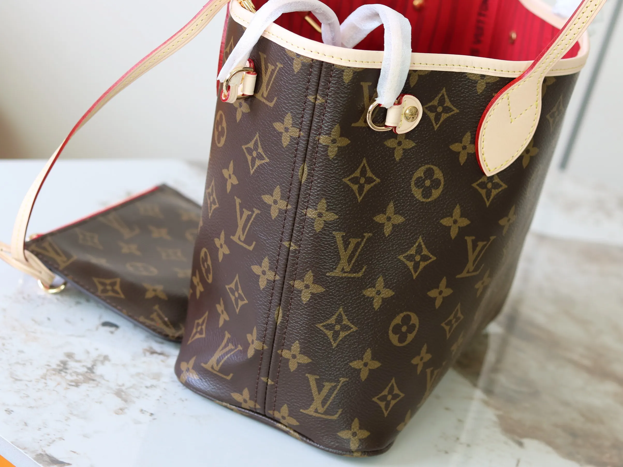 Clutch Bag Casual Leather
