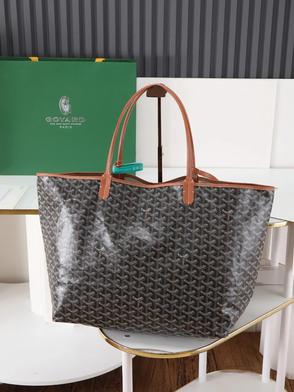 Goyard 帆布 腋下包 復古腋下背款