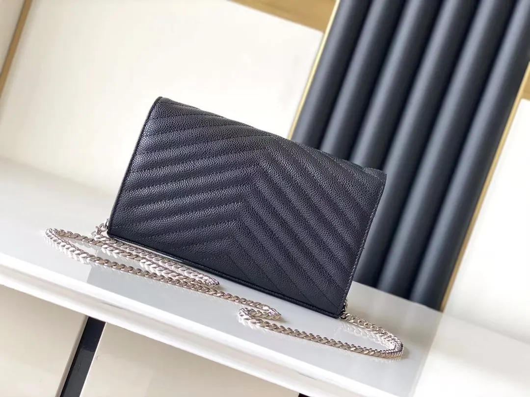 Black Chain Bag Leather