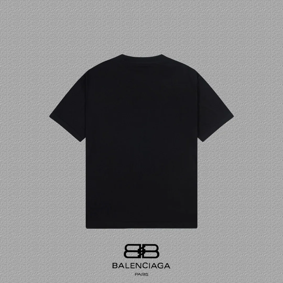 Balenciaga 黑色 Logo 短袖T恤
