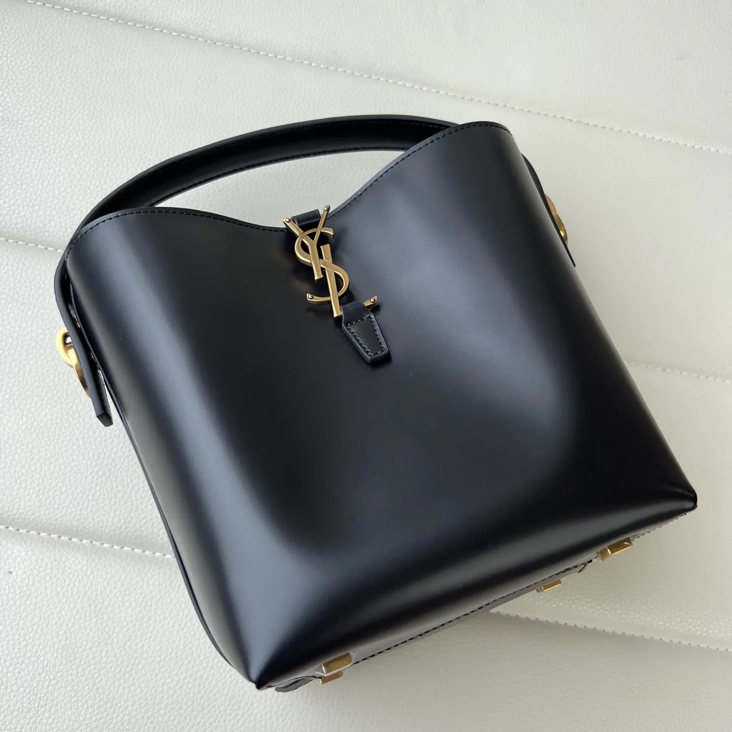 Bucket Bag Casual Leather