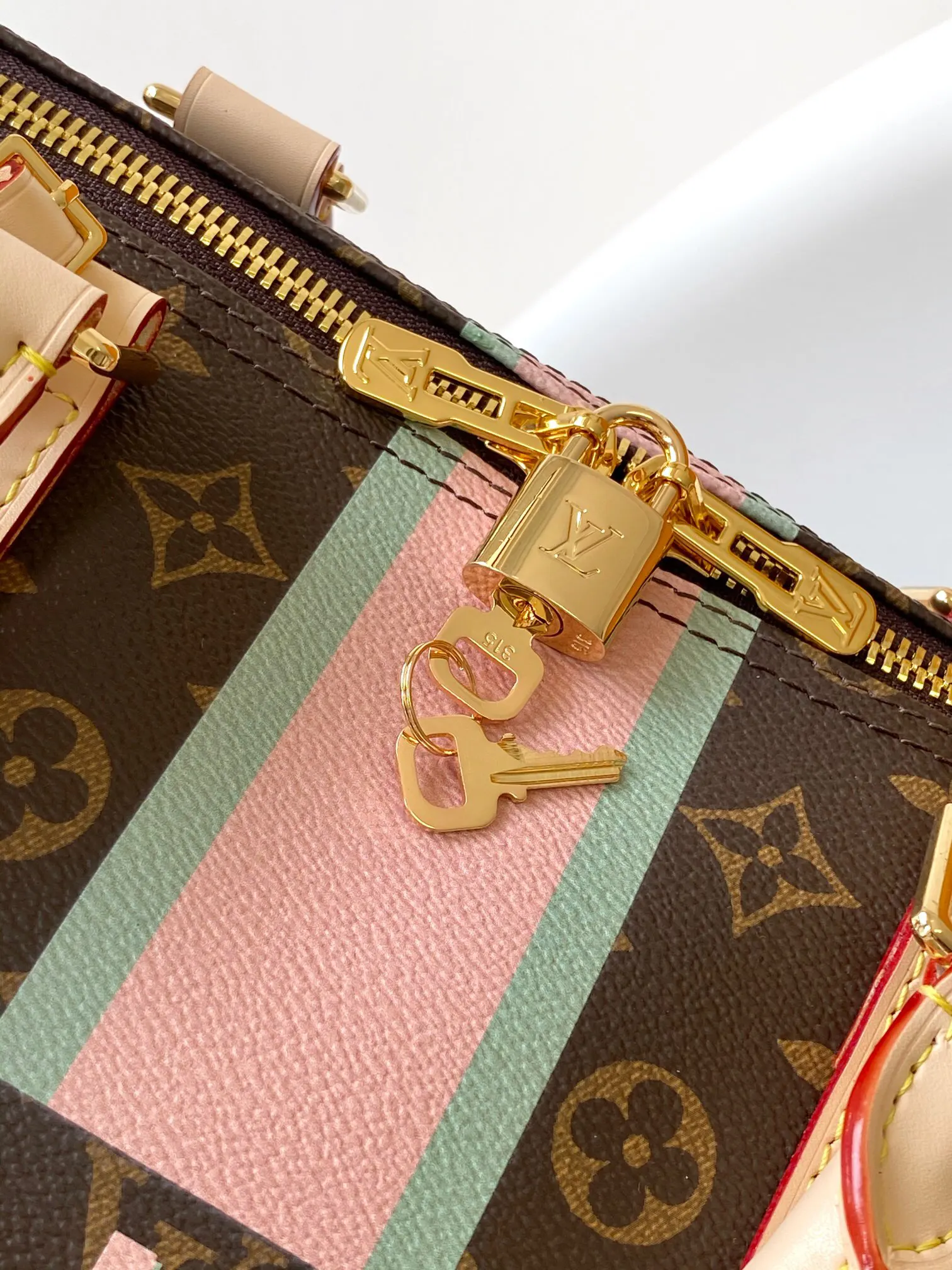 LV Keepall 老花 牛皮 旅行袋 大容量旅行款