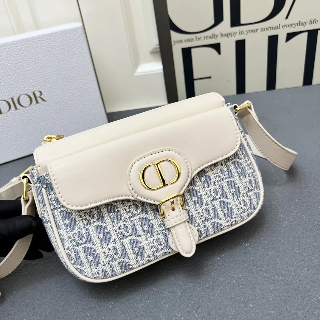 Dior Oblique老花牛皮手袋 手提斜挎 复古