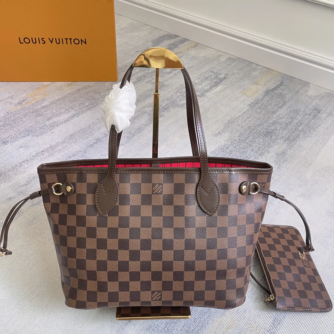 LV Neverfull 金色 牛皮 手拿包 精致手拿款