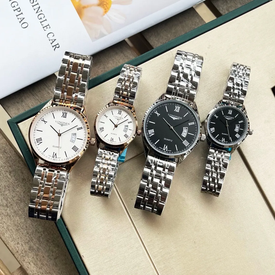 Longines 小牛皮 手表 经典腕表款