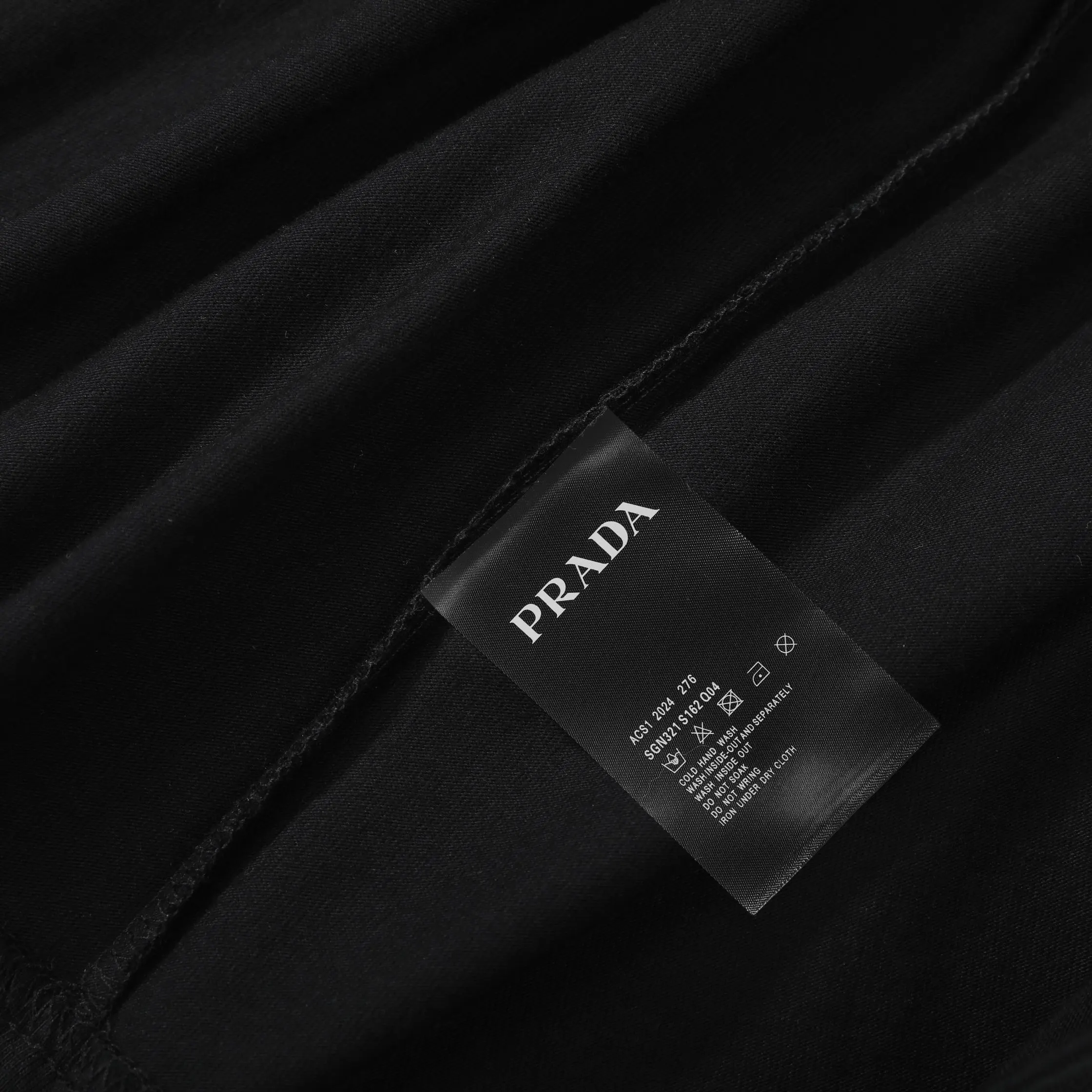 Prada 棉质 三角标 印花 短袖T恤