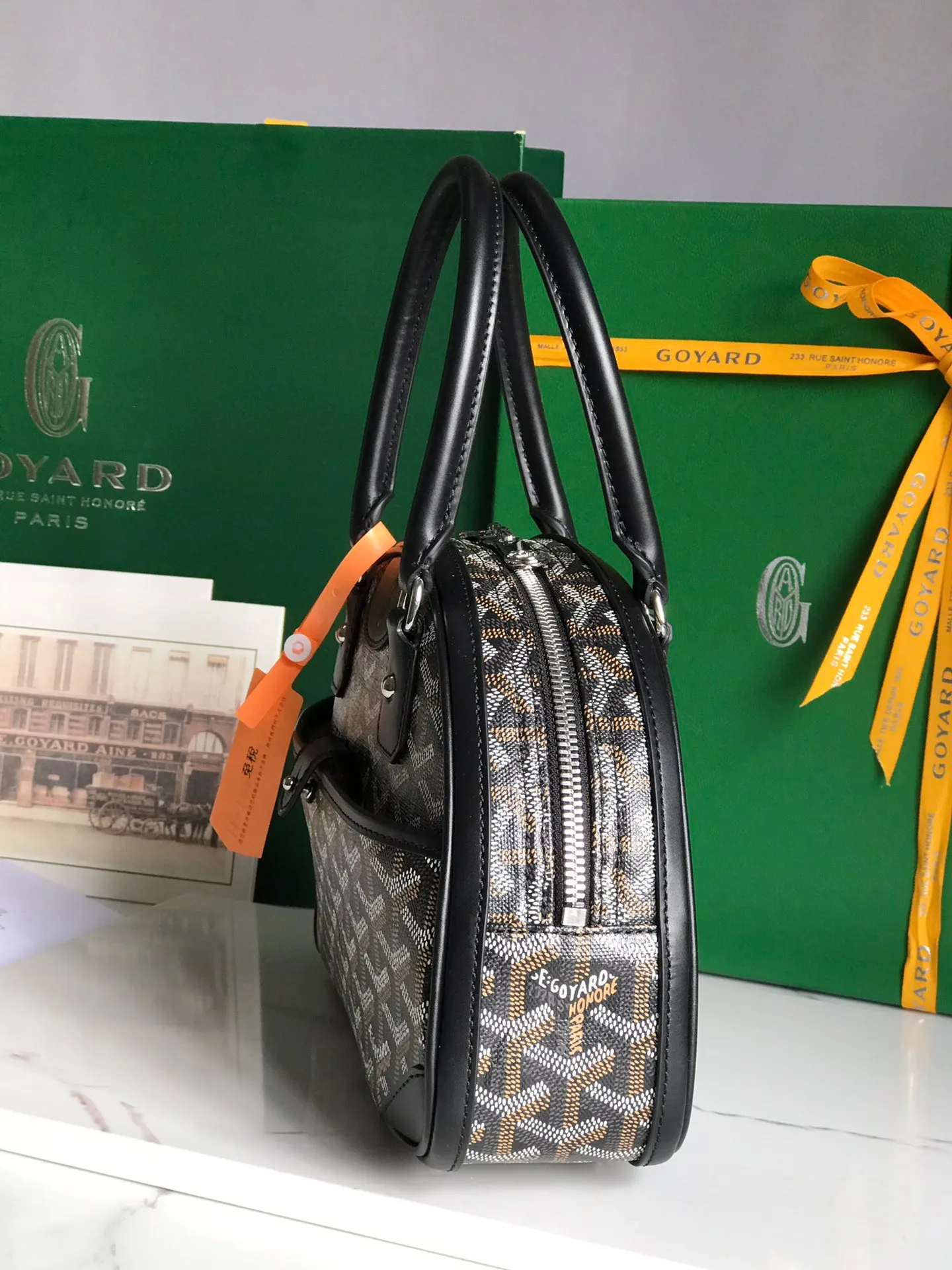 Goyard Monogram Fashion Item Travel Leather