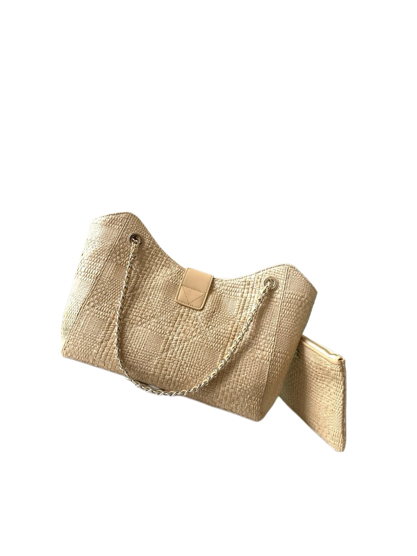 Beige Chain Bag