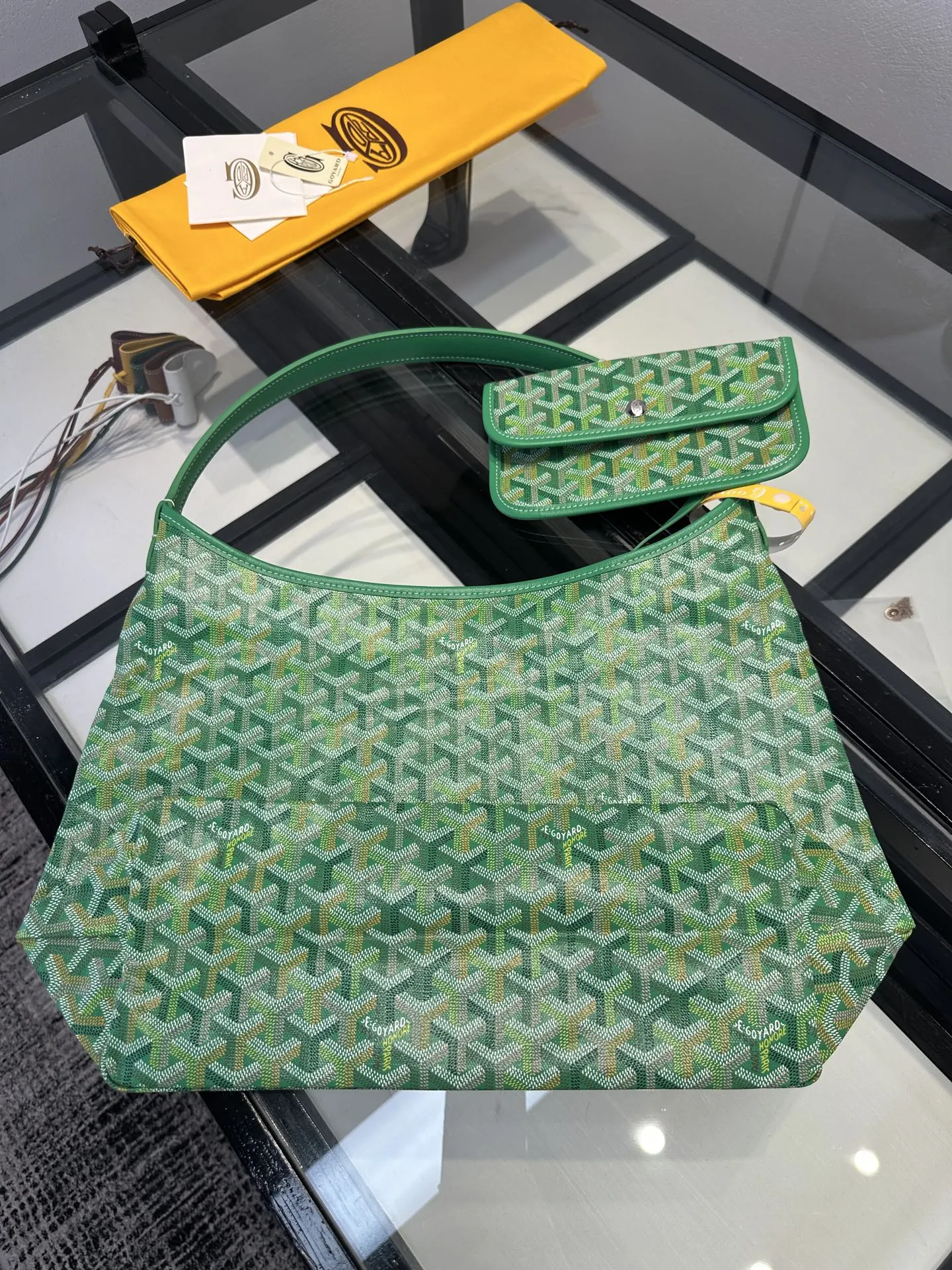 Goyard Hobo 老花 帆布 腋下包 复古腋下背款