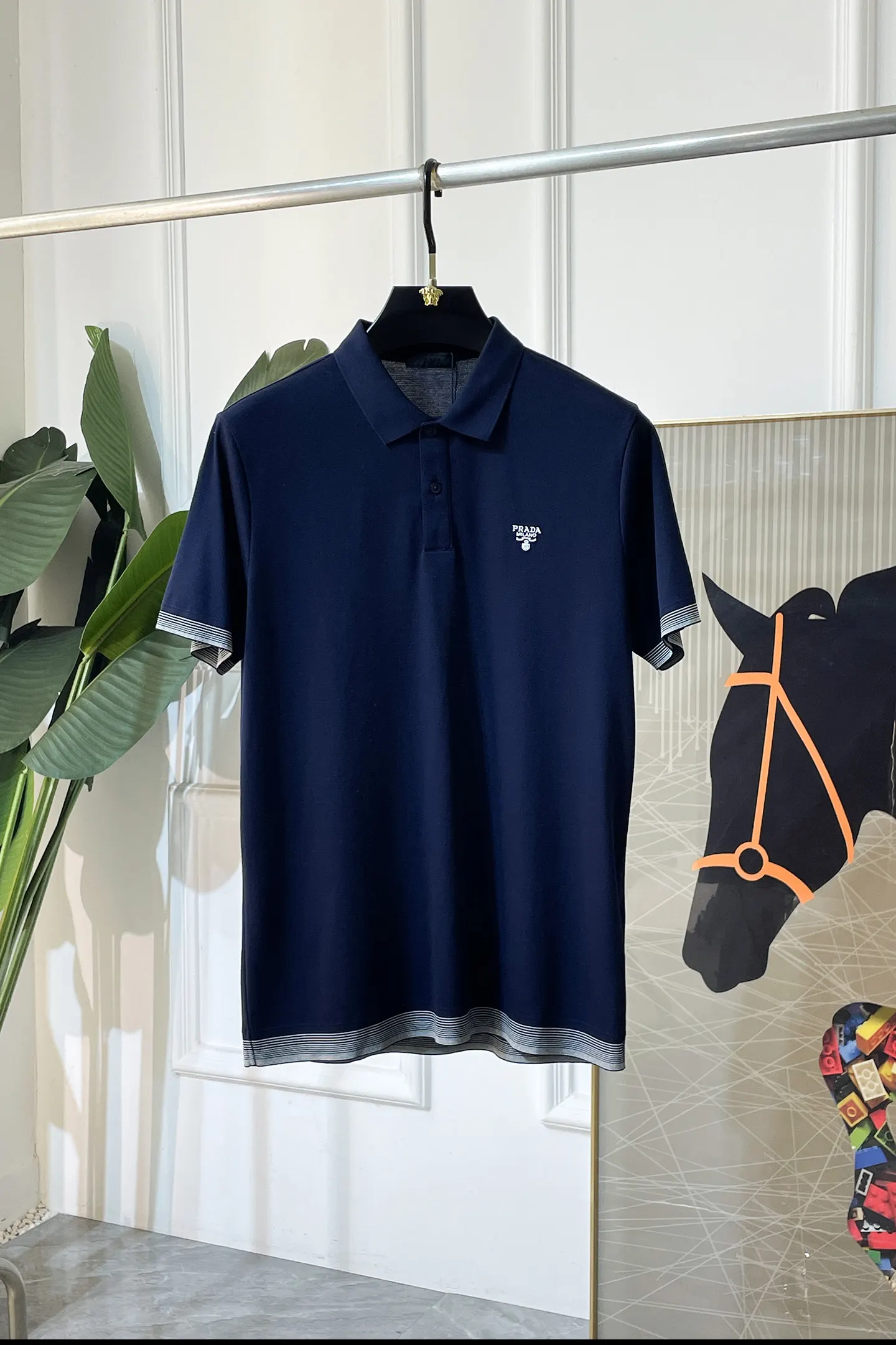 Prada 棉质 Logo Polo衫