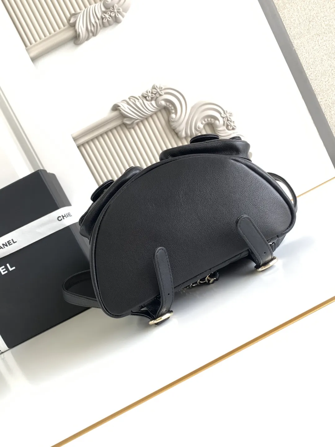 CHANEL 小牛皮 雙肩包 实用雙肩款
