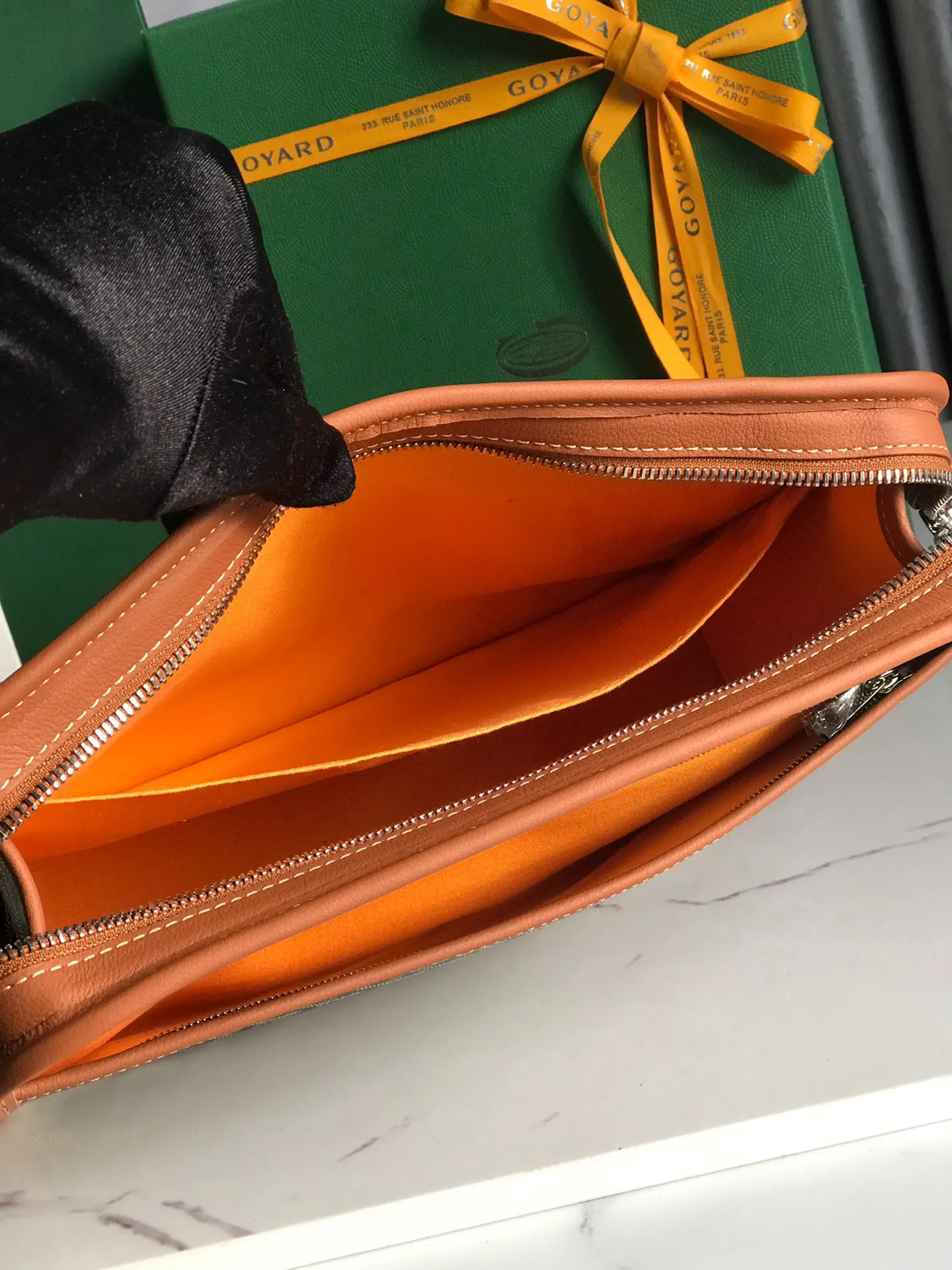 Goyard Yellow Clutch Bag Leather Image 9 Goyard Yellow Clutch Bag Leather Image 9
