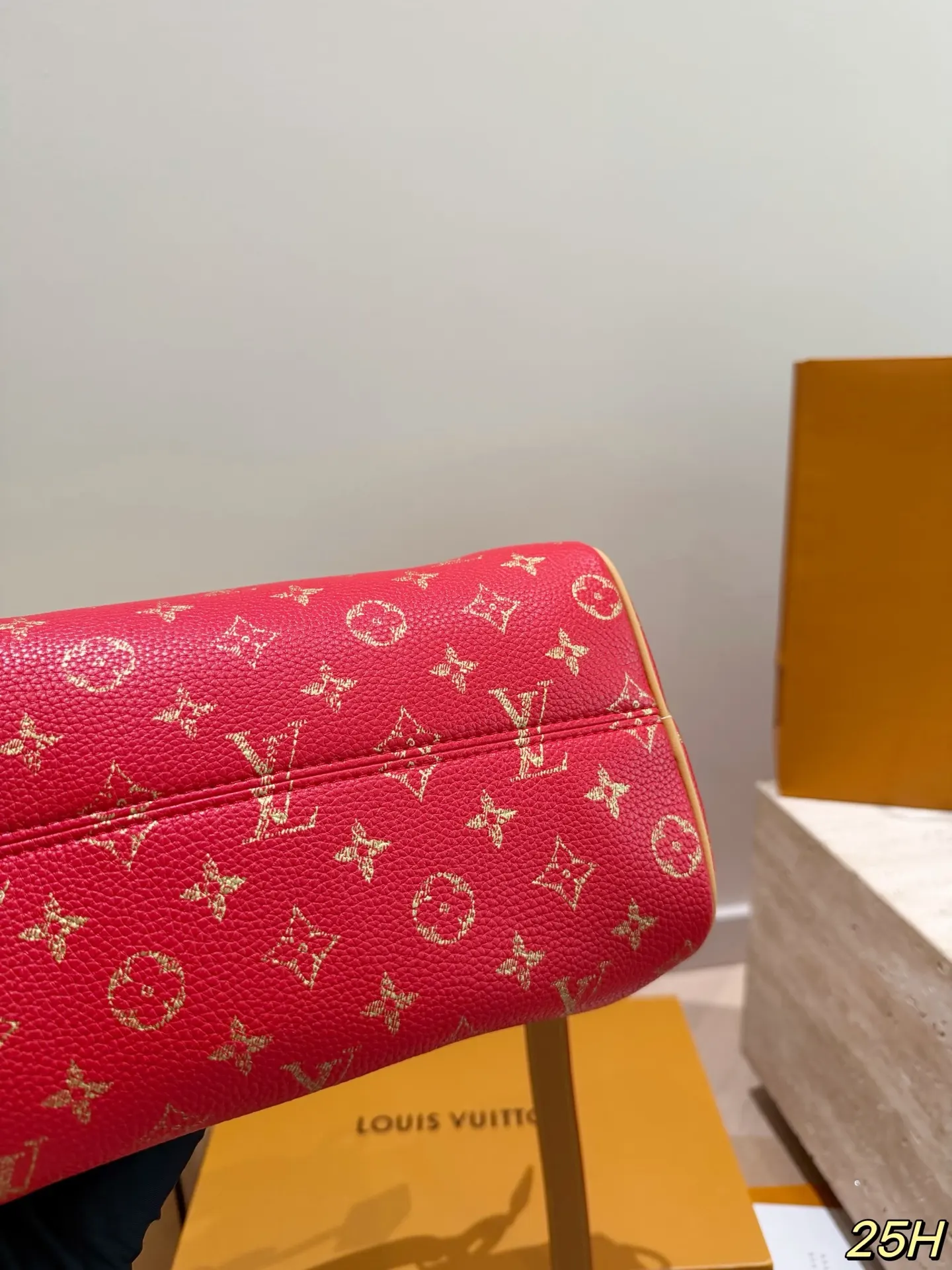Louis Vuitton Speedy 红色 手提包 实拍款02