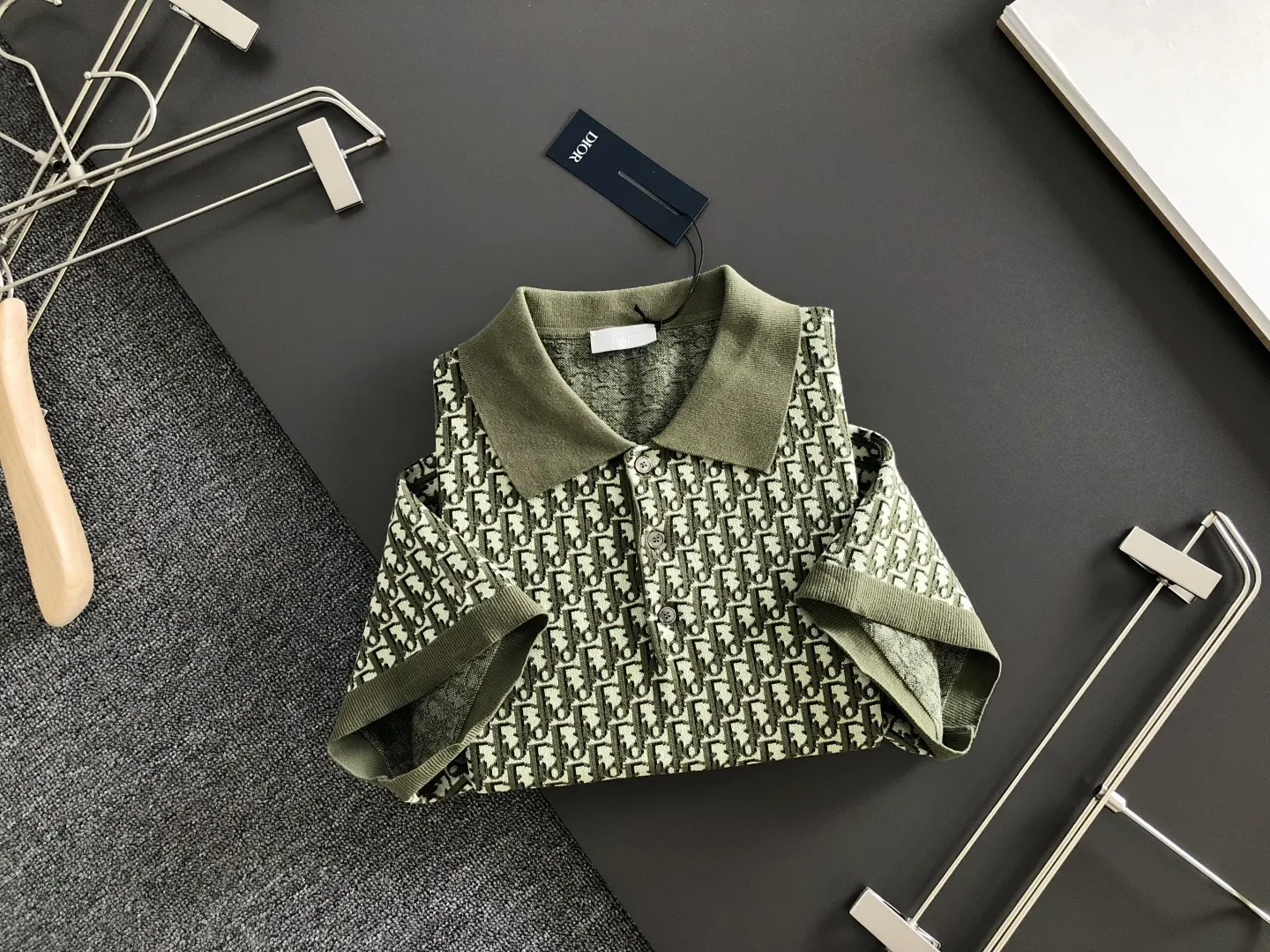 Dior Oblique 提花 Polo衫