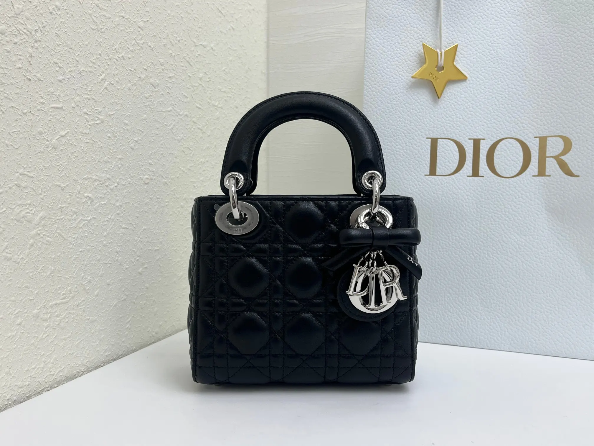 Dior Lady 手提包 黑色