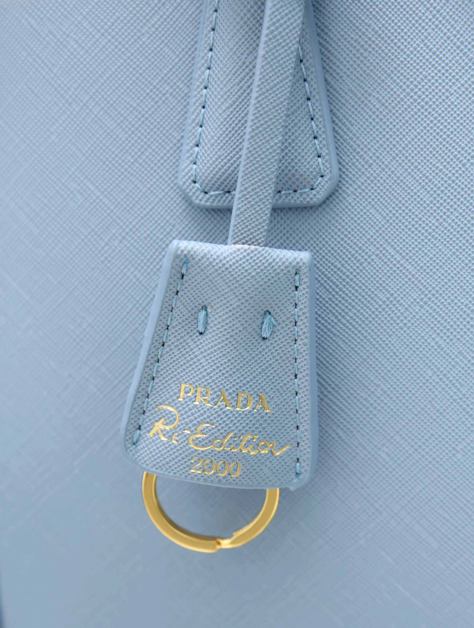 Prada Saffiano 十字纹牛皮 三角标 杀手包 经典手提 手提包