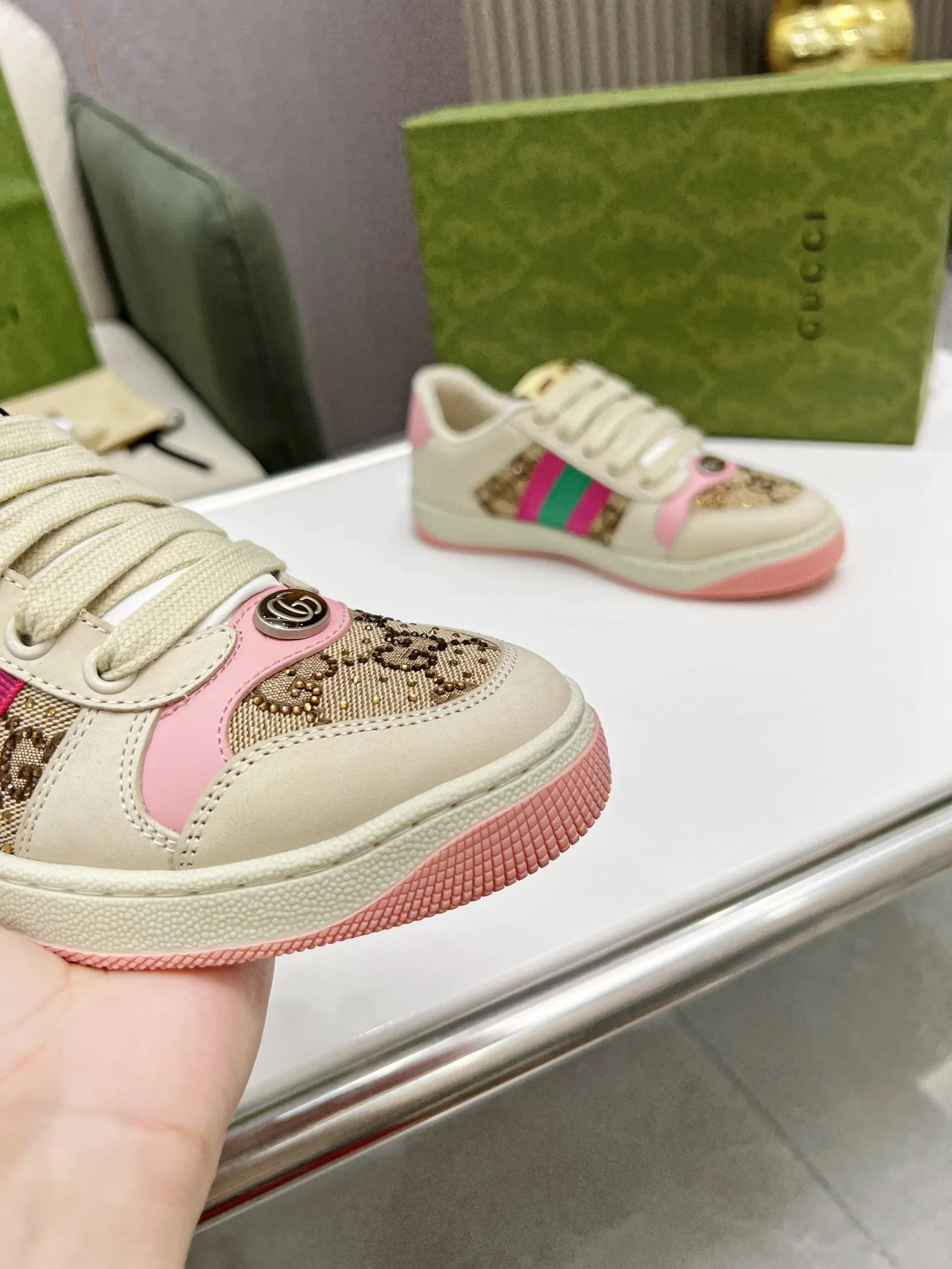 Gucci Logo休闲运动鞋 百搭款