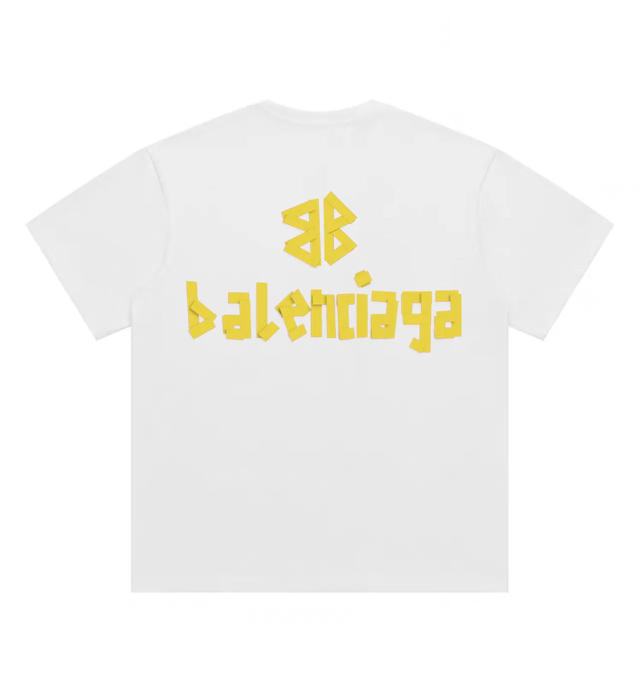 Balenciaga Gray Cotton Short Sleeve T-Shirt Street