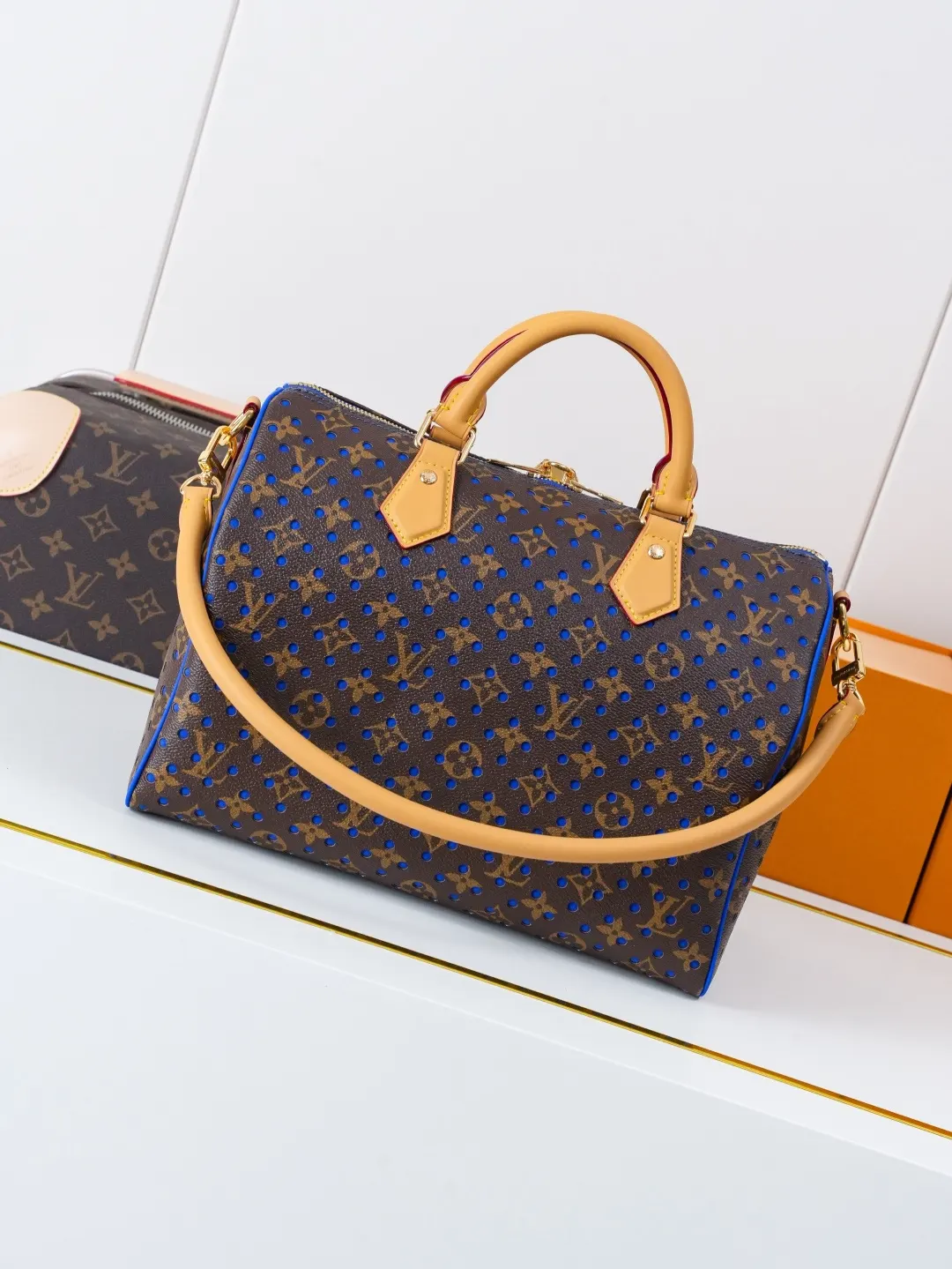 LV Speedy 牛皮 收納包 旅行收納款
