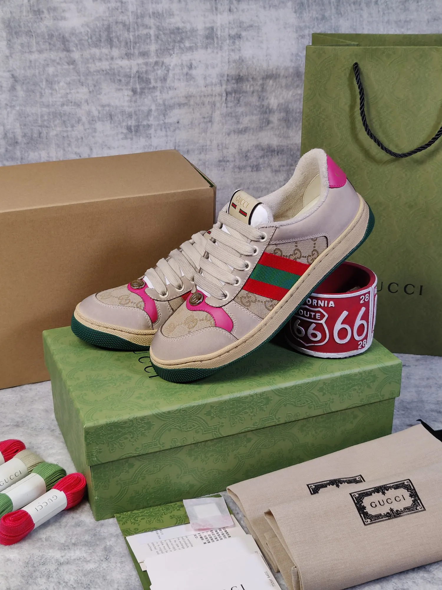 Gucci Logo休闲运动鞋 百搭款