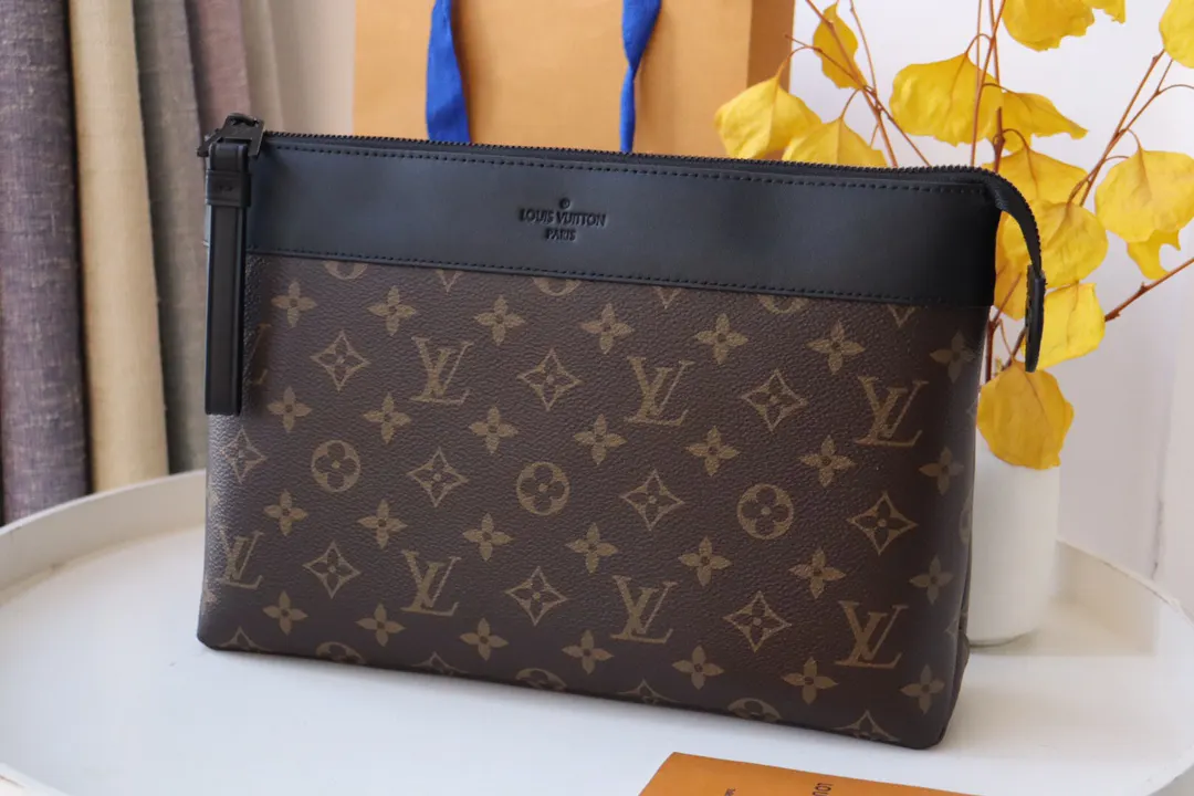 老花 帆布 老花 Pochette Voya 手拿包 精致手拿款